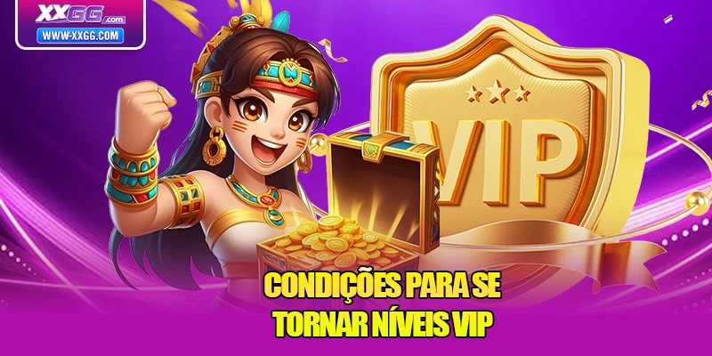 Condições para se tornar níveis VIP