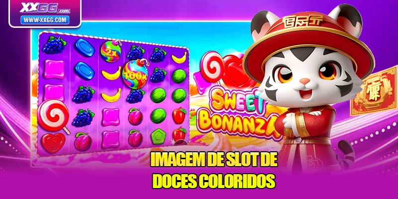 Sweet Bonanza XXGG - Jogo De Slot Online Divertido 1 Imagem de slot de doces coloridos